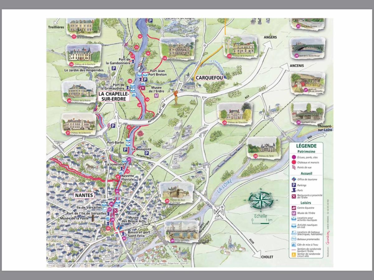 Logement Climatise Erdre Riviere Ла-Шапель-сюр-Эрдр Экстерьер фото
